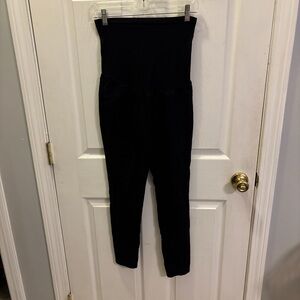 Motherhood Black High-Waisted Leggings